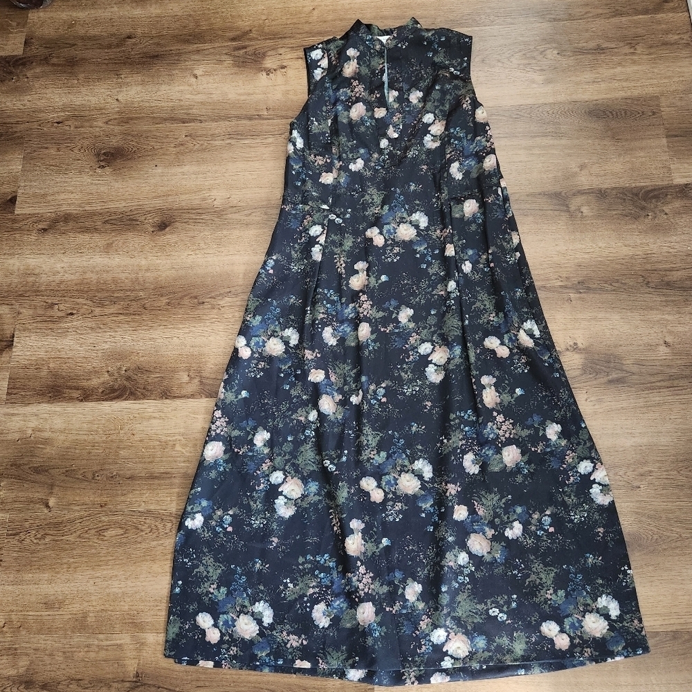 Vince Rose Field Popover Dress